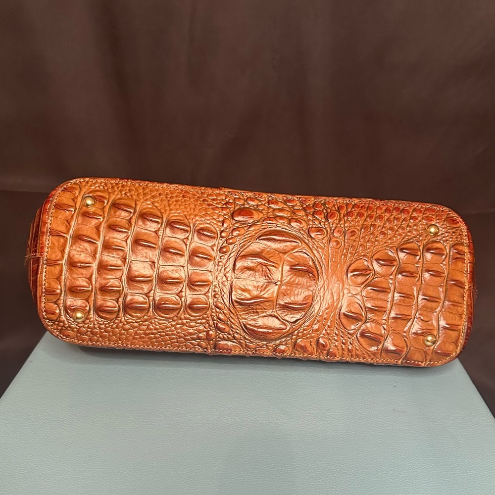 Brahmin Asher Tote & Card Wallet in Pecan Melbourne - Picture 9 of 15